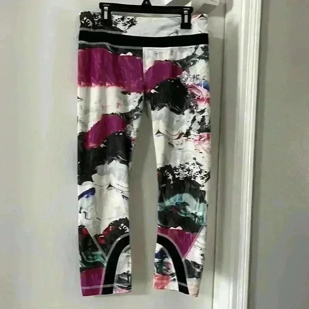 Lululemon pigment wave marble multicolor leggings - Picture 2 of 9